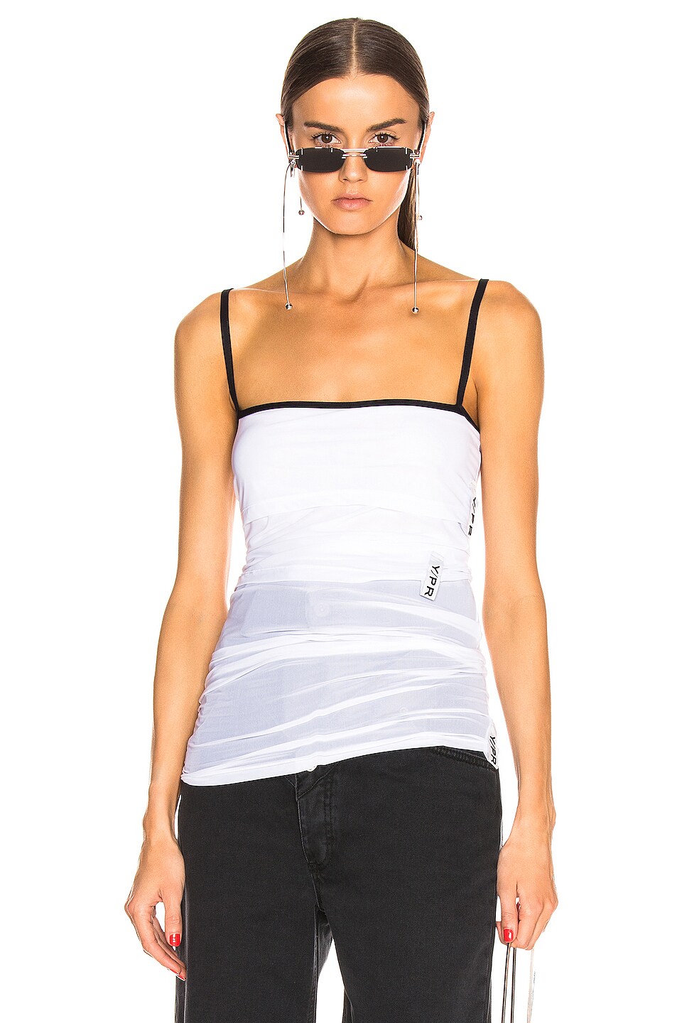 Image 1 of Y/Project Layered Tank Top in White