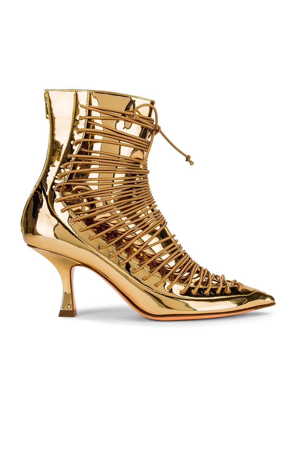 Image 1 of Y/Project 19513 Ankle Boot in Gold