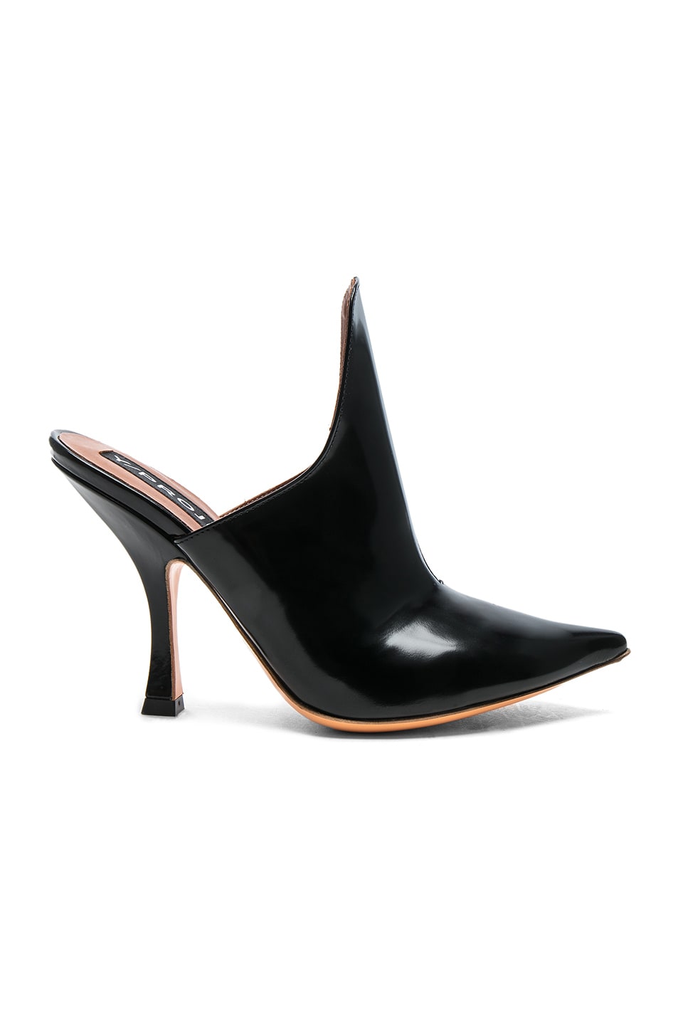 Image 1 of Y/Project Leather Stefania Mules in Black