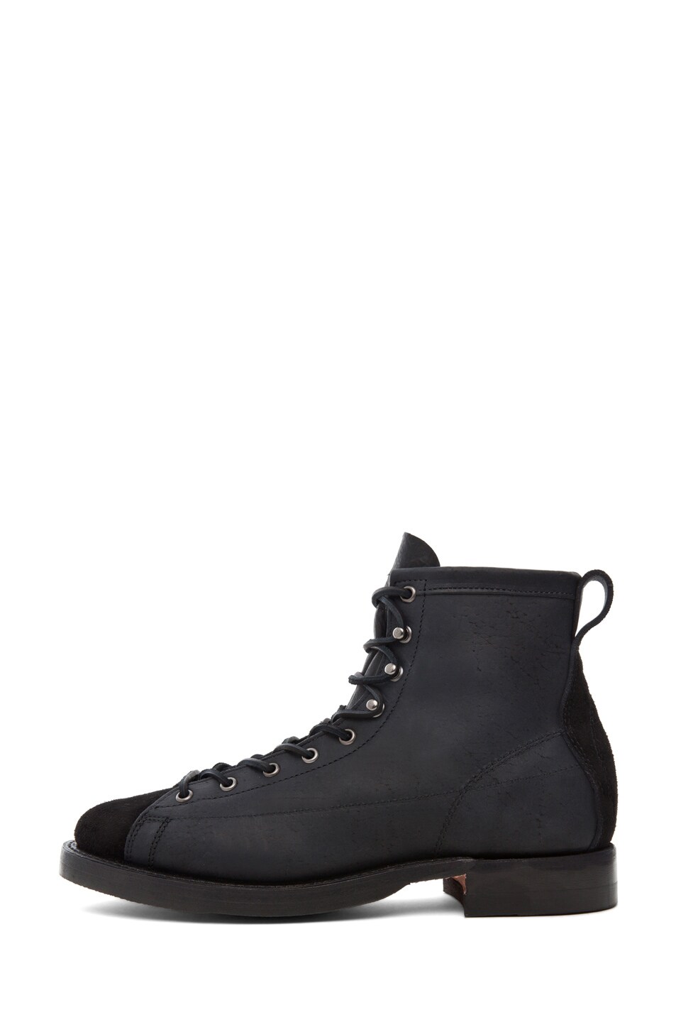 Image 1 of Yuketen D-Width (Normal) Paul Lace Up Boot in DS Black