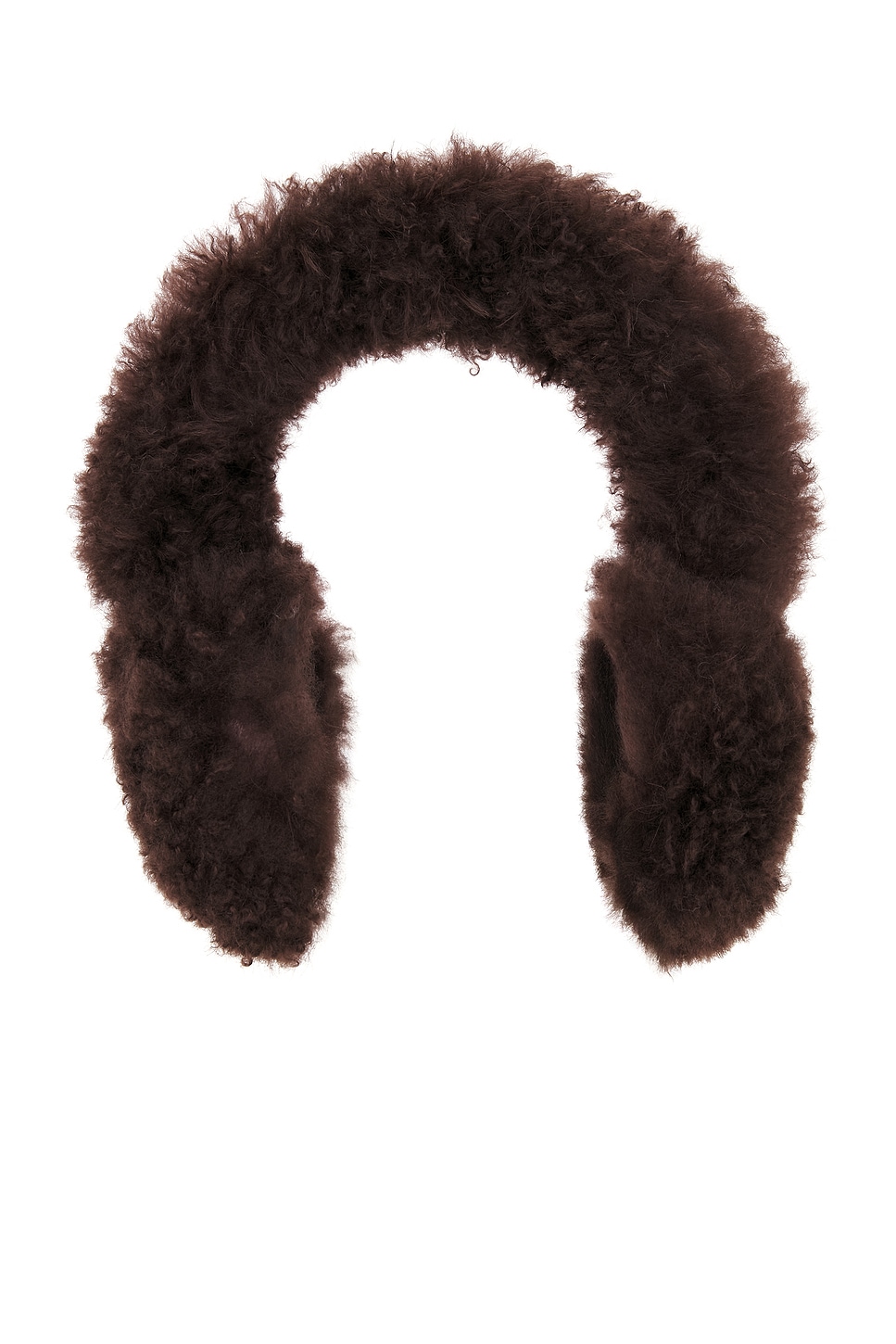 Yves Salomon Cashmere Earmuffs In Brown