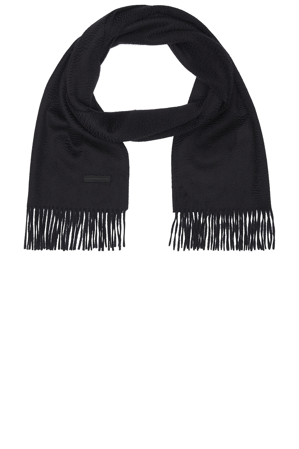 Shop Zegna Oasi Cashmere Scarf In Black