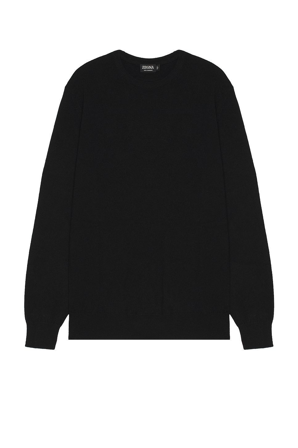 Image 1 of Zegna Oasi Crew Neck in Black