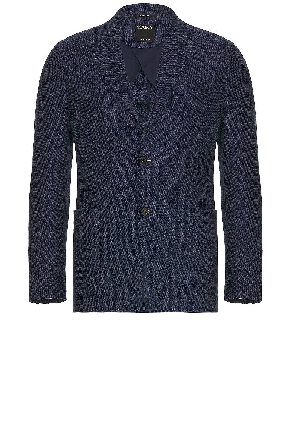 Image 1 of Zegna Cotton Shirt Jacket in Navy
