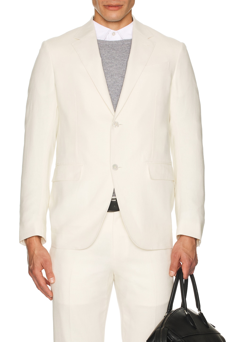 Image 1 of Zegna Oasi Lino Suit in White