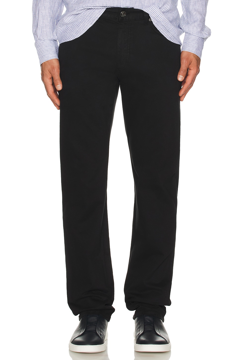 Stretch Gabardine Pants - Thumbnail 4