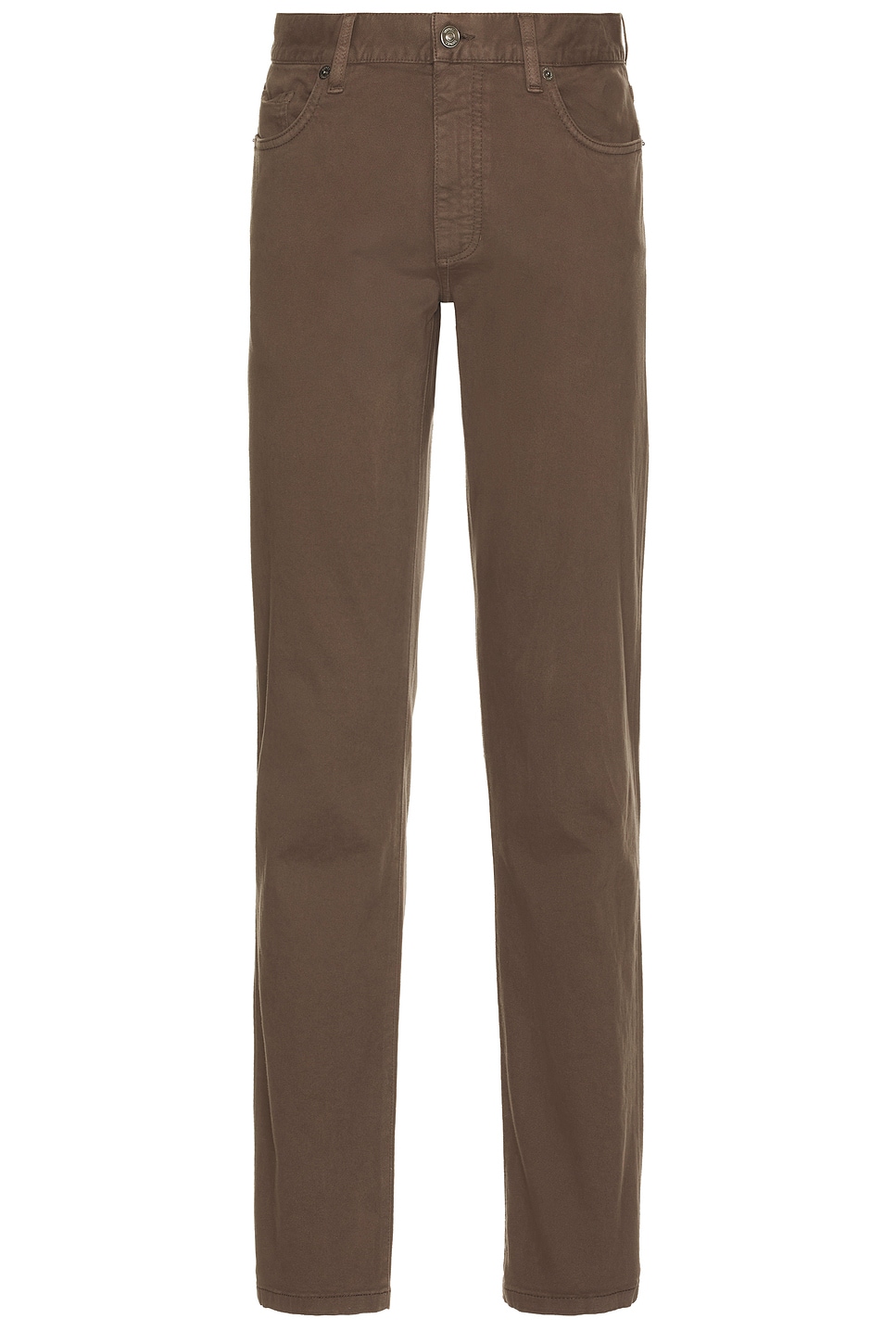 Image 1 of Zegna Stretch Gaberdine Pants in Dark Taupe