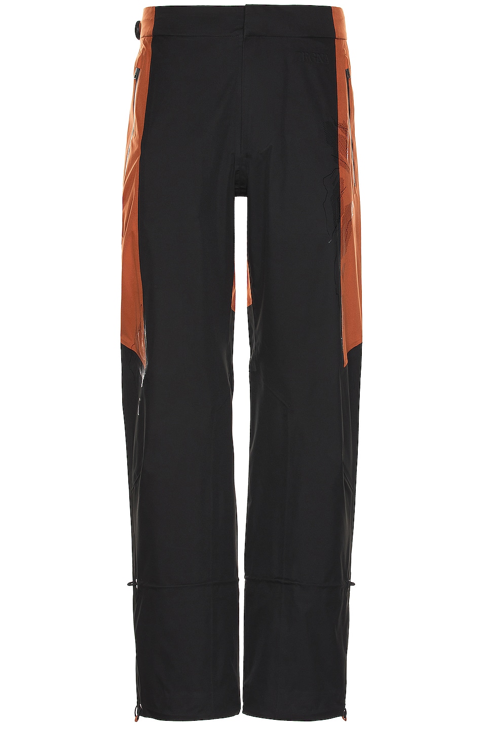 Image 1 of Zegna 3 Layers Soft Shell Trousers in Vicuna & Black