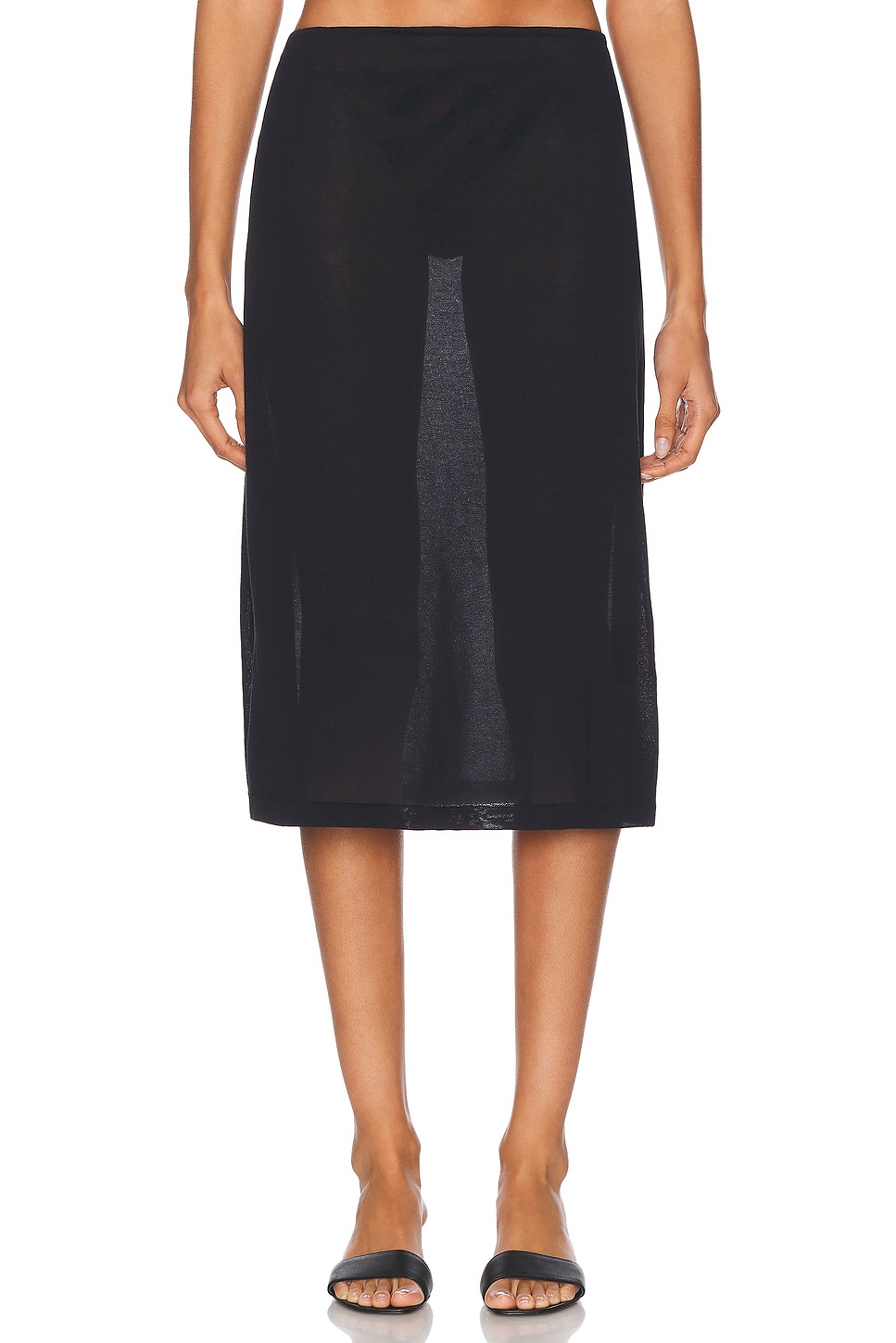 Ziah Sheer Knit Skirt