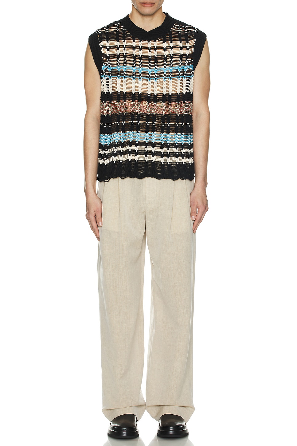 Image 1 of Zankov Eric Vest in Black Multi