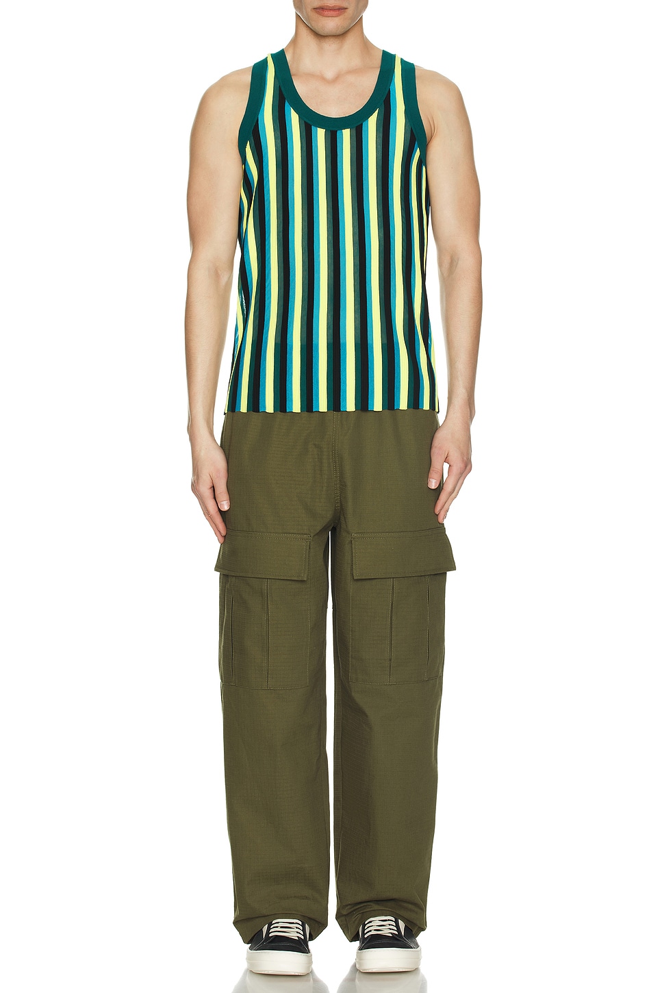 Image 1 of Zankov Joselin Tank in Yellow Multi
