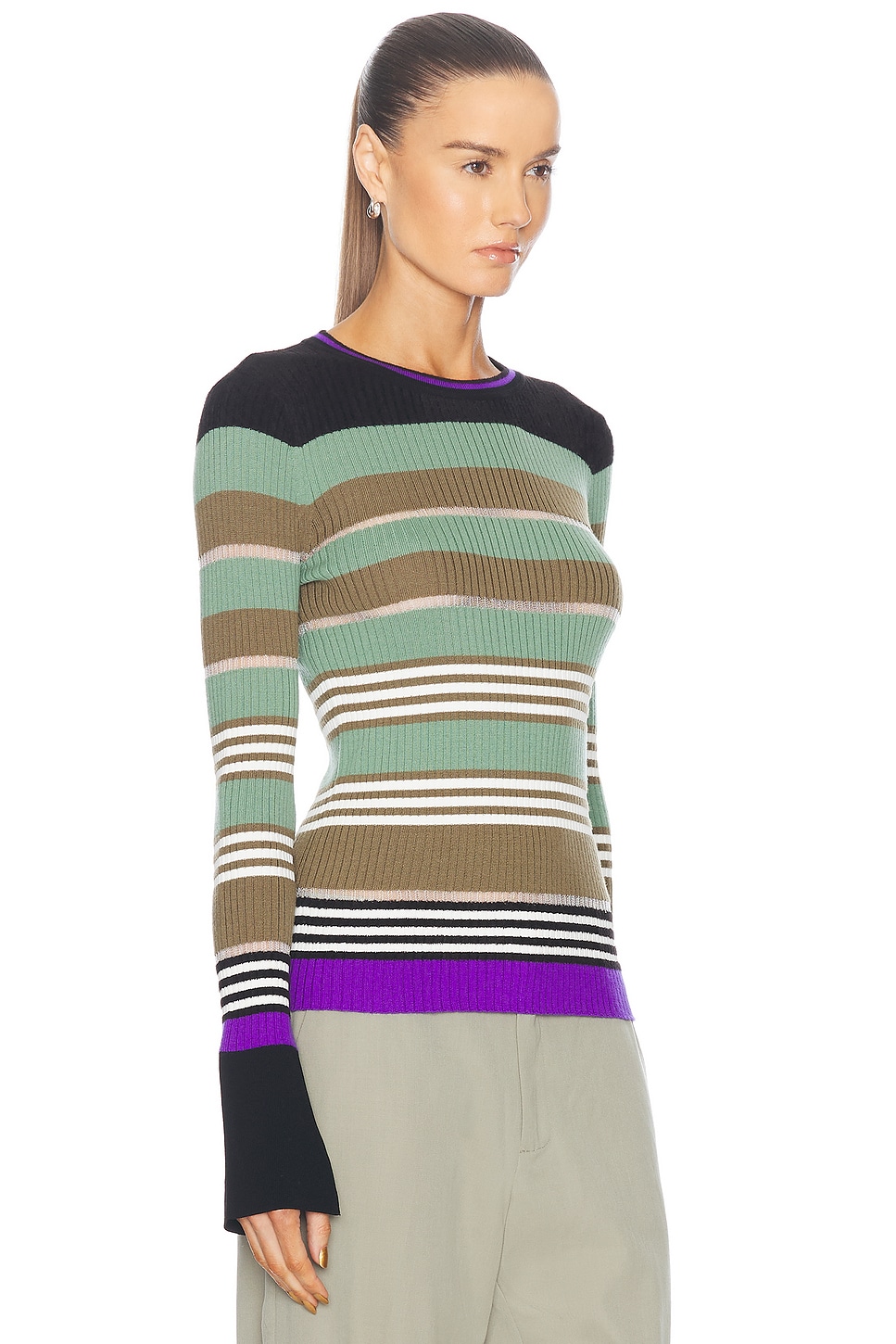 Shop Zankov Yvonne Sweater In Black Multi