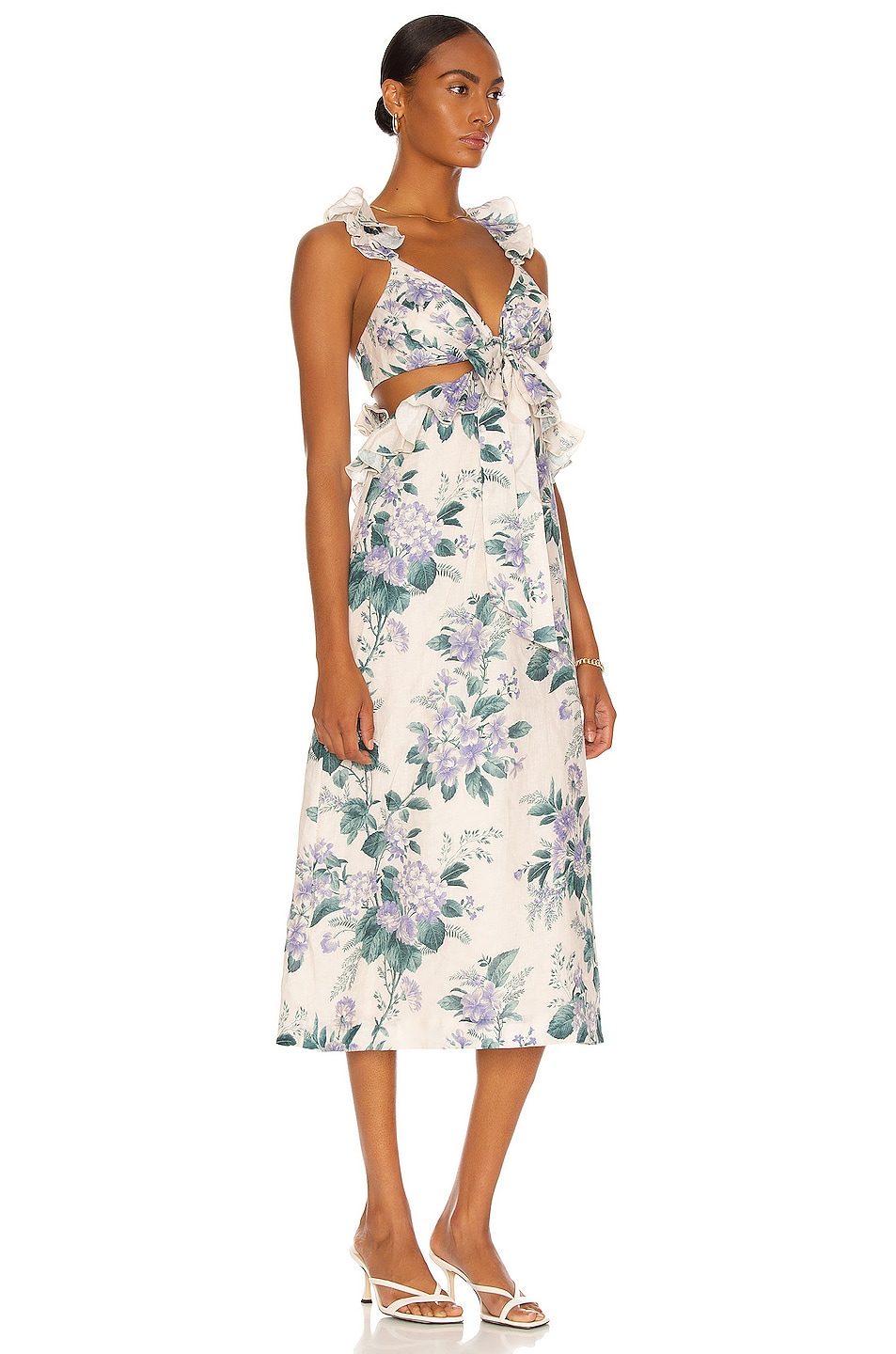 Cassia Ruffle Dress