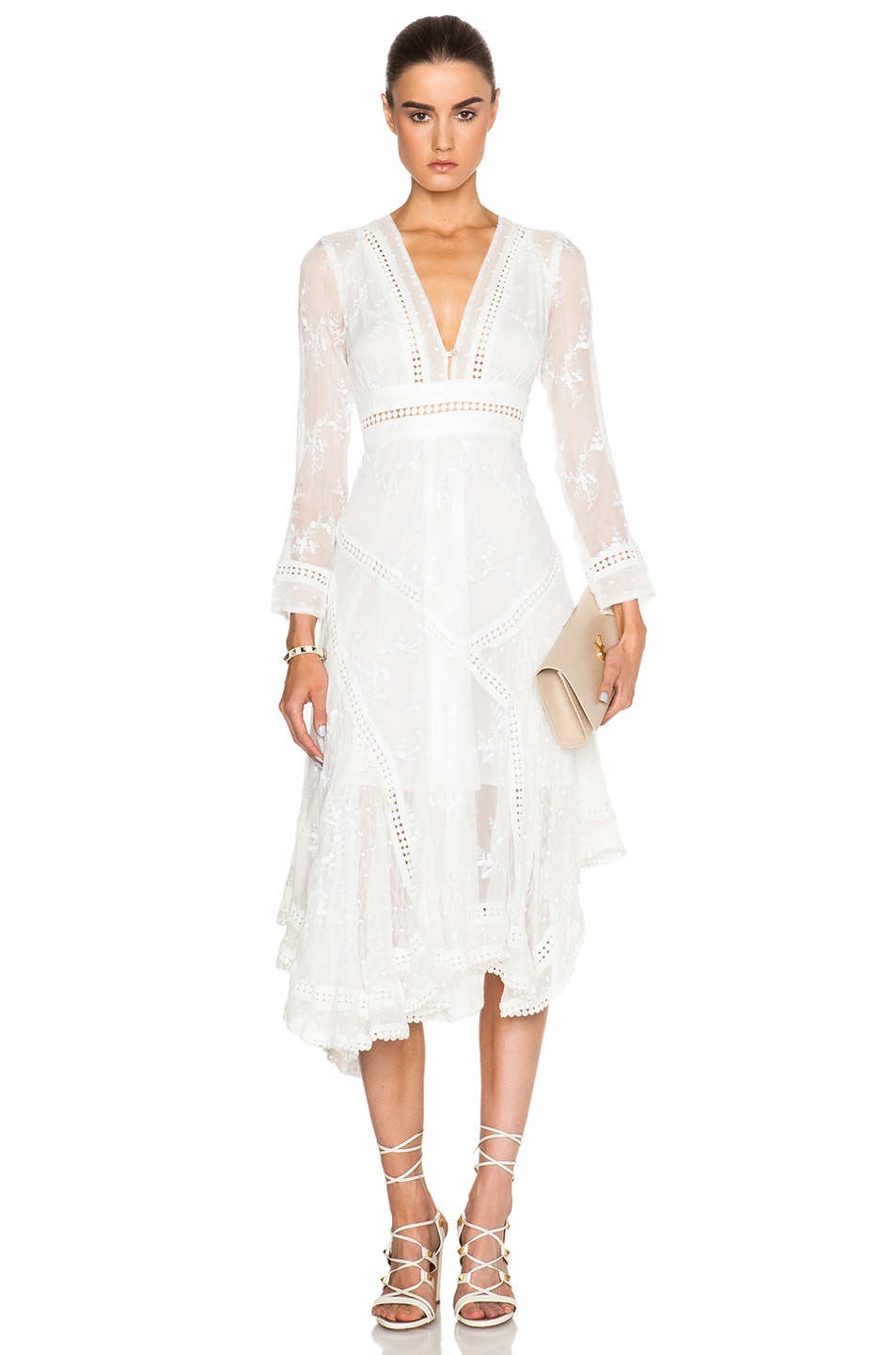 Image 1 of Zimmermann Admire Cherry Dress in Ivory
