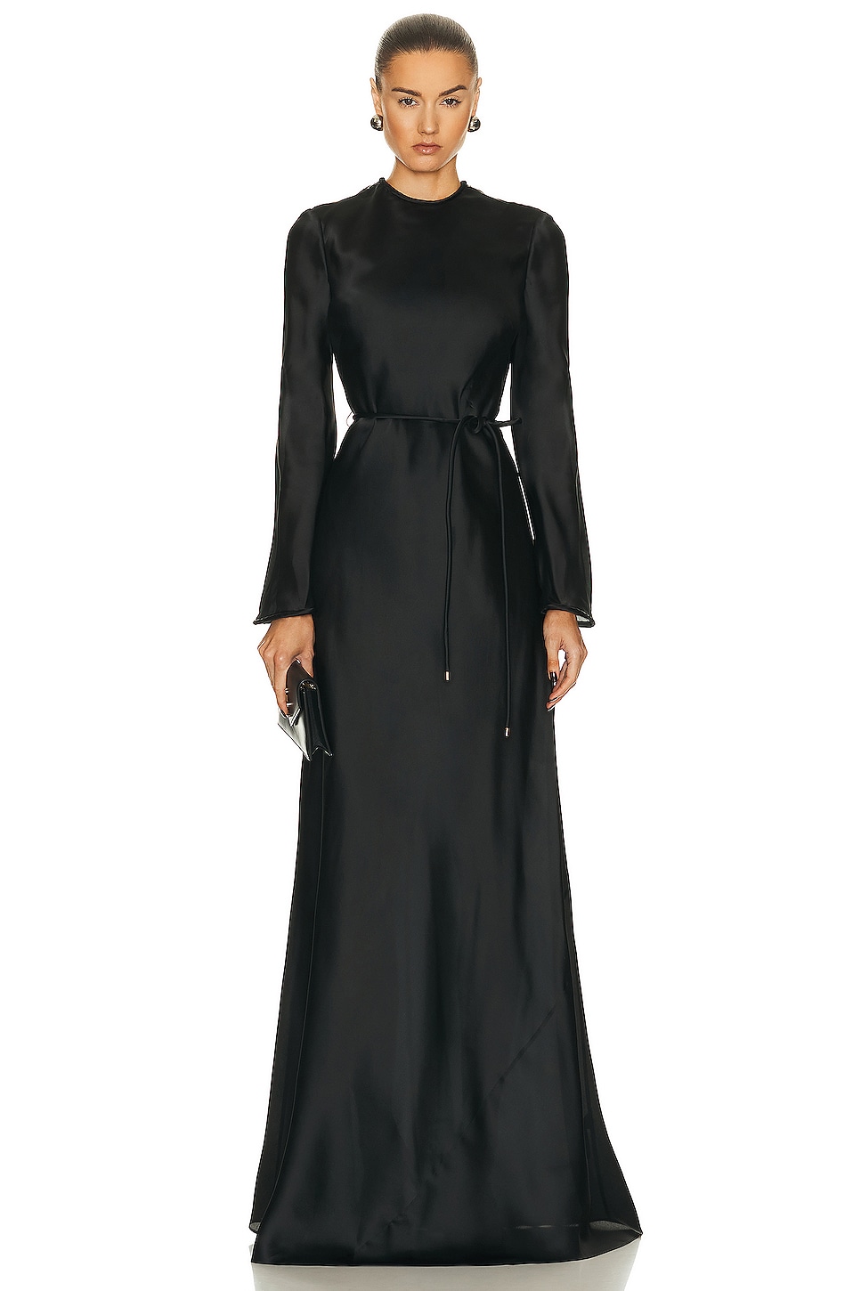 Image 1 of Zimmermann Bias Slip Dress in Black