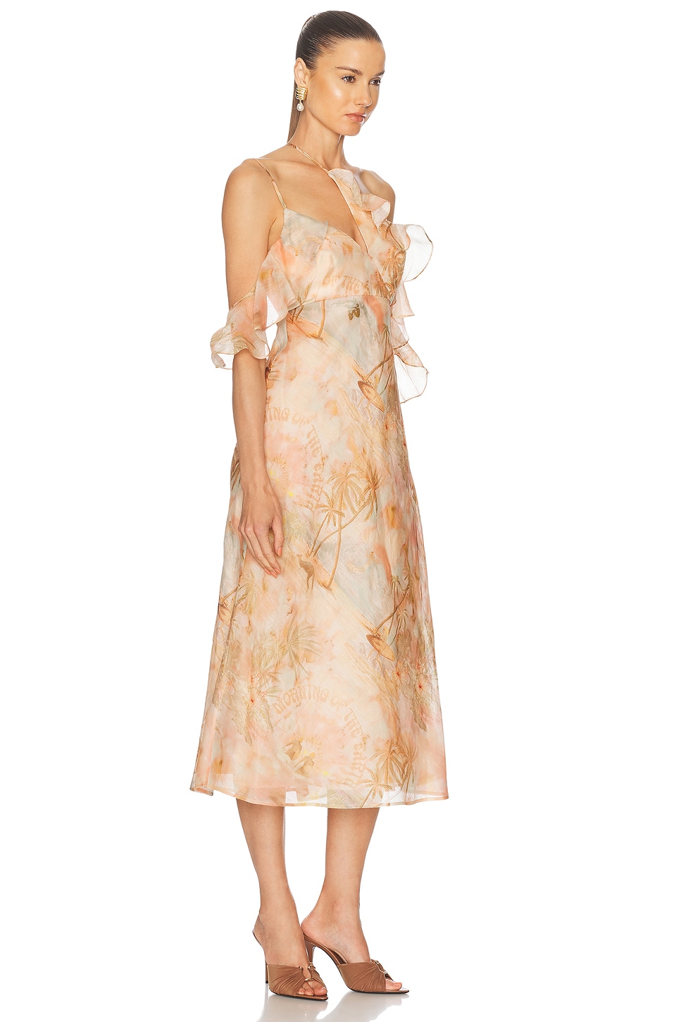 js collections lace midi dress Jenni Lace Tea Length Dress main image 1