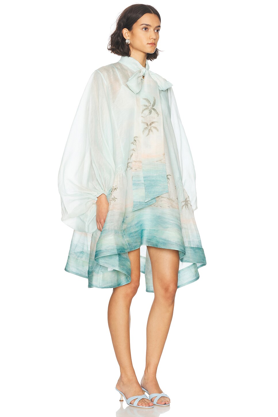 Zimmermann Illuminate Billow Mini Dress thumbnail