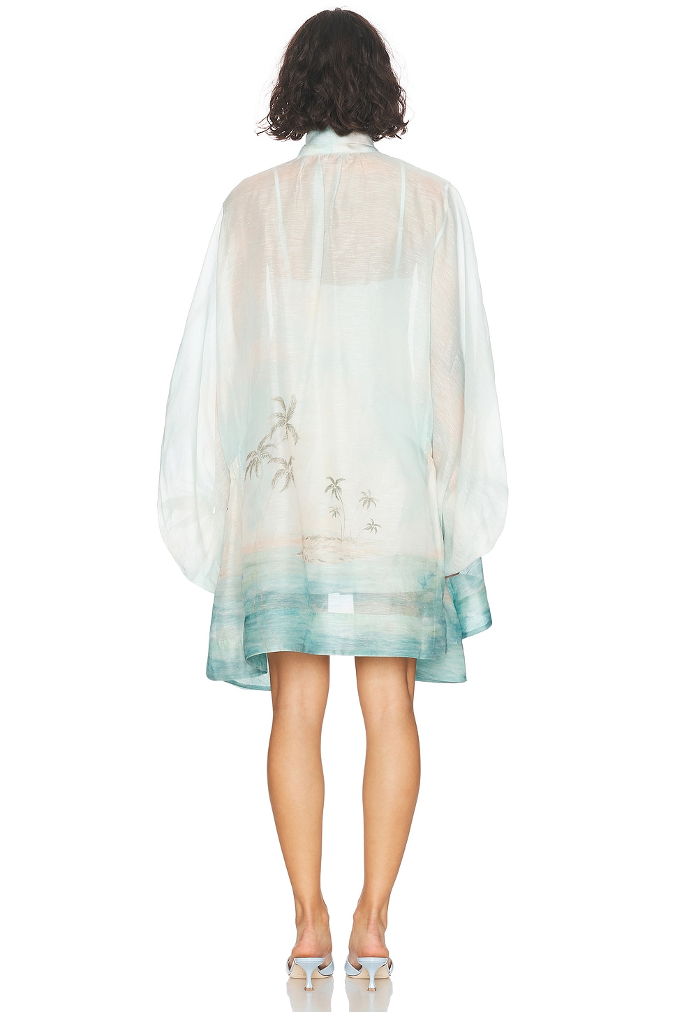 Zimmermann Illuminate Billow Mini Dress thumbnail
