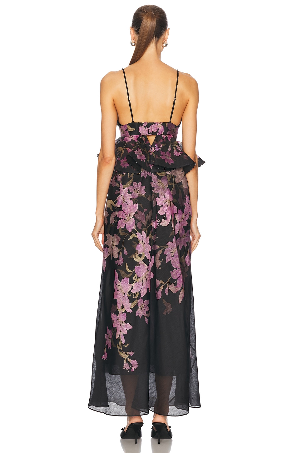 Dawning Ruffle Slip Dress