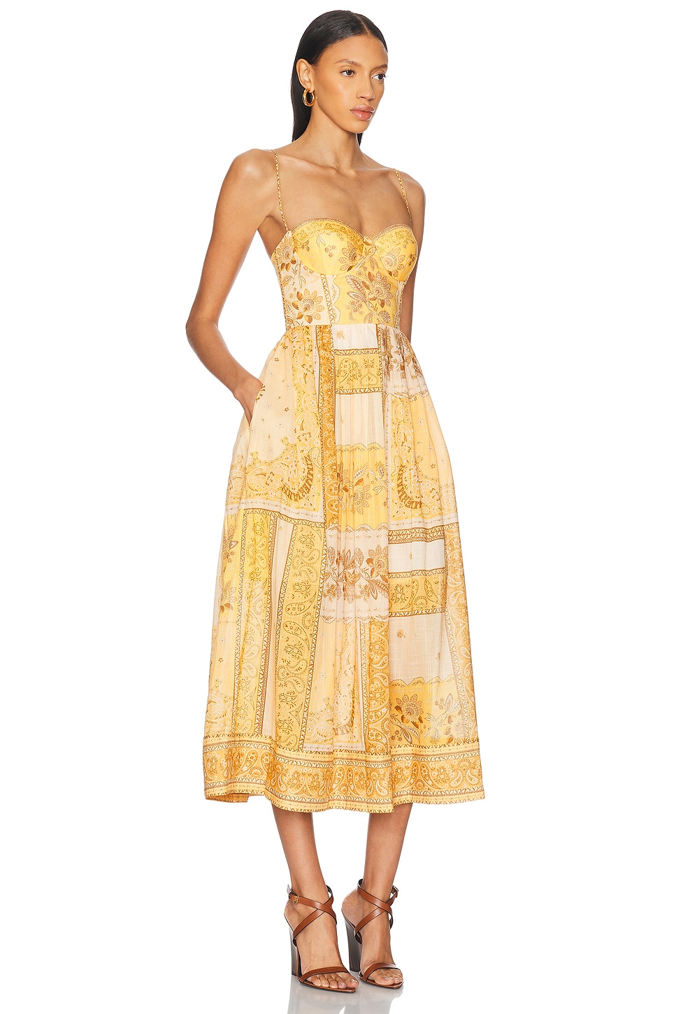 Zimmermann - Lucky Corset Midi Dress | Plush Zimmermann - Lucky Corset Midi Dress | Plush