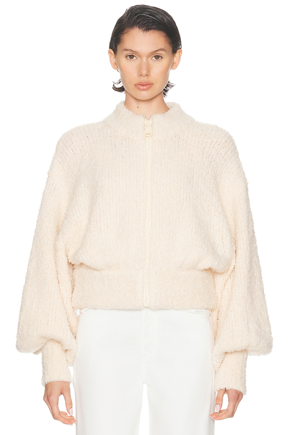 Zimmermann - Hypnotic Boucle Knit Bomber Jacket | Plush