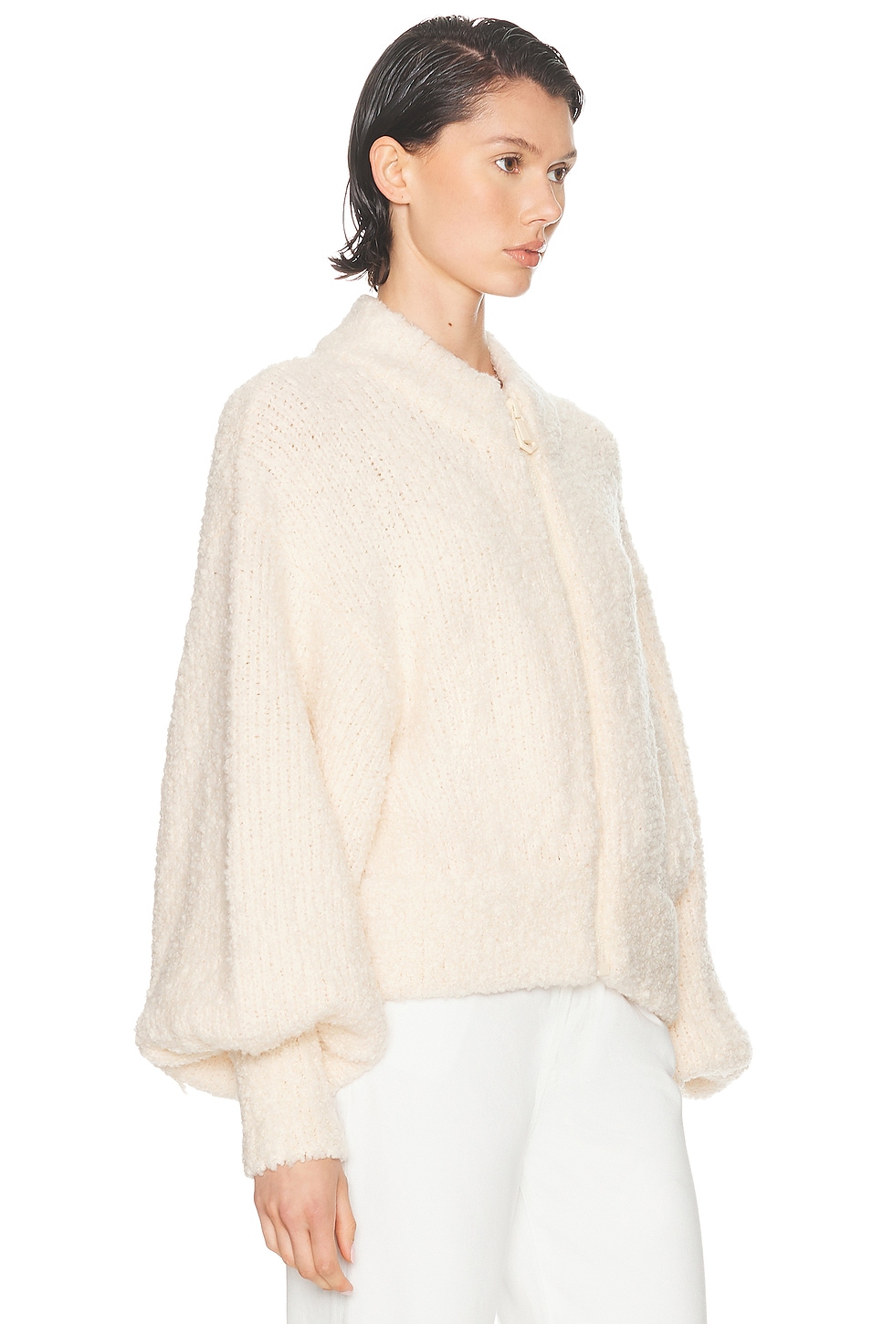 Zimmermann Hypnotic Boucle Knit Bomber Jacket