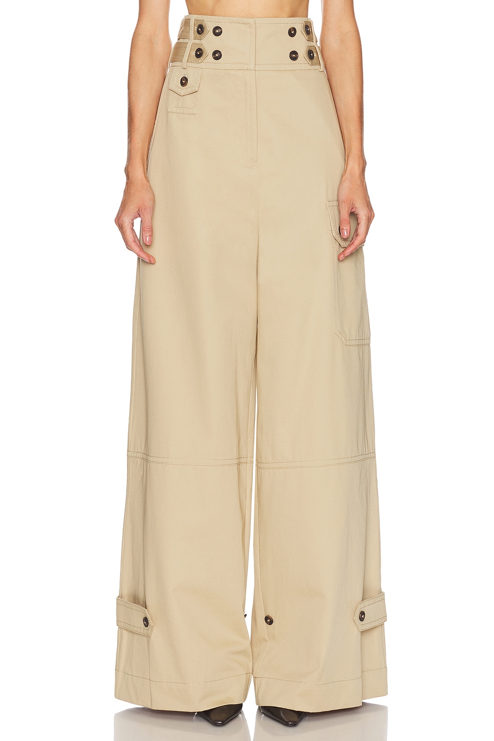 Image 1 of Zimmermann Rebellion Cargo Pant in Beige
