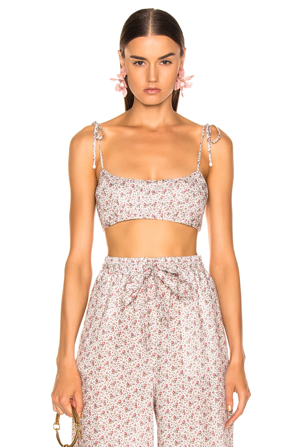 Image 1 of Zimmermann Heathers Ditsy Bralette in Ditsy Floral