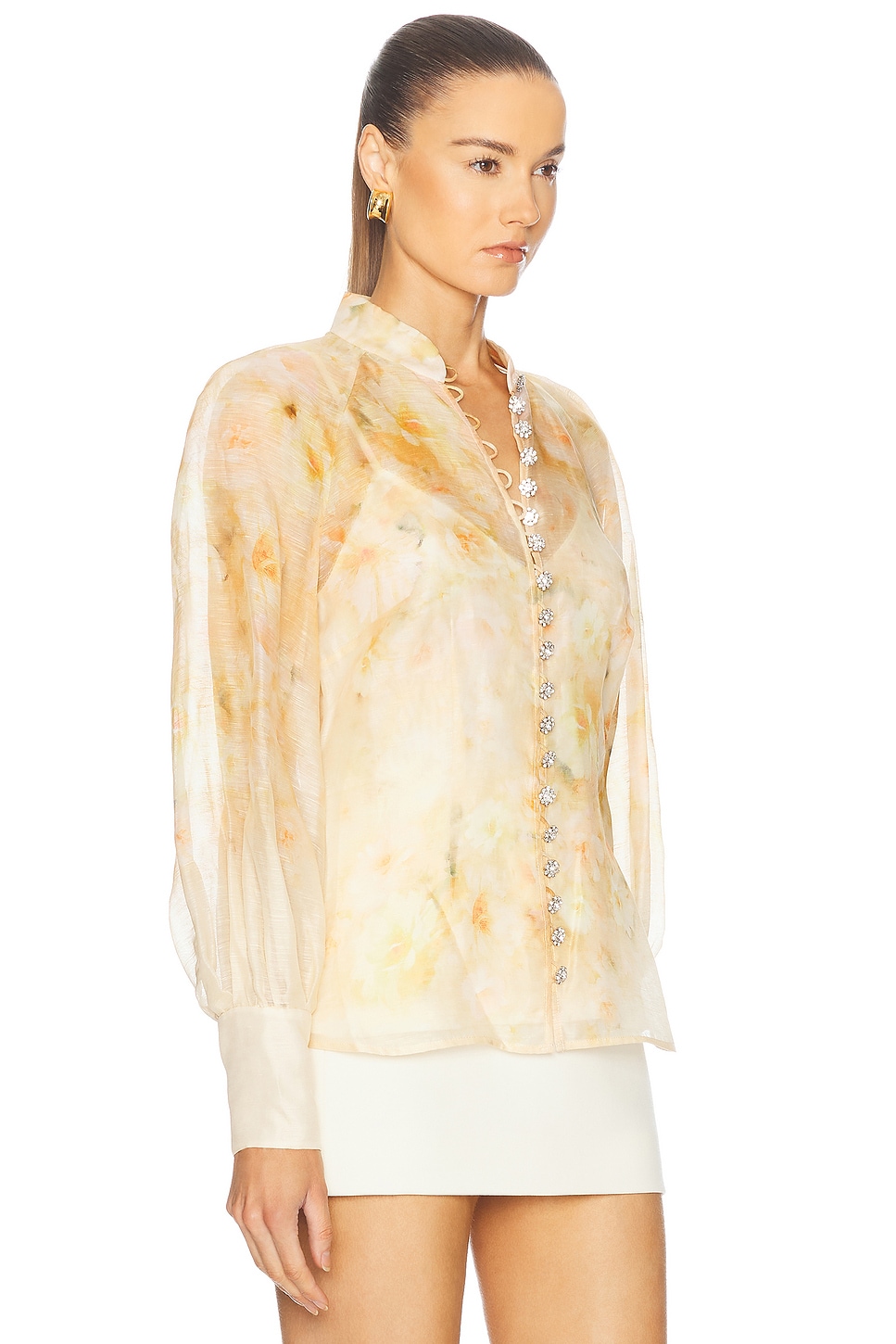 Zimmermann Crush Buttoned Blouse
