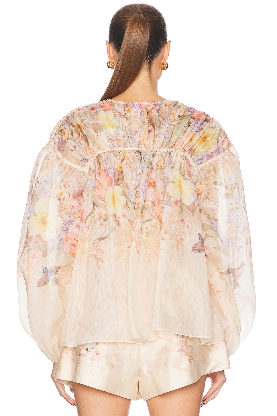 Illuminate Drawn Blouse - Thumbnail 3