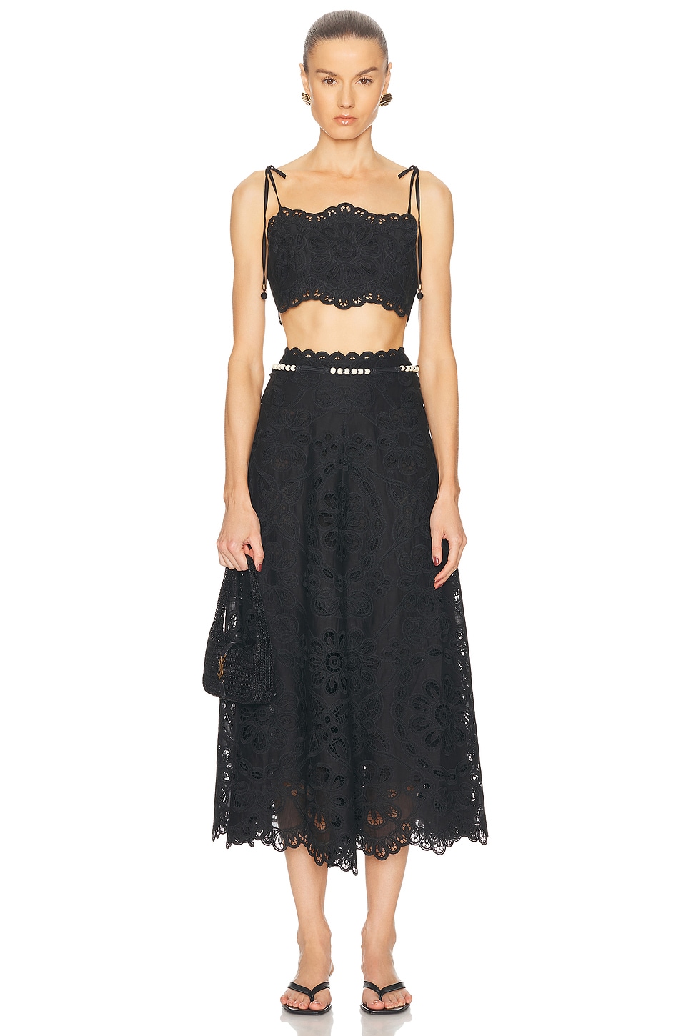 Rhiannon Embroidered Bodice Top