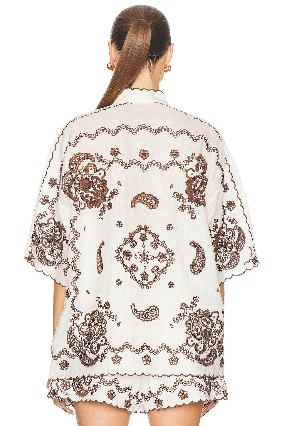 Zimmermann Ascension Embroidered Shirt thumbnail