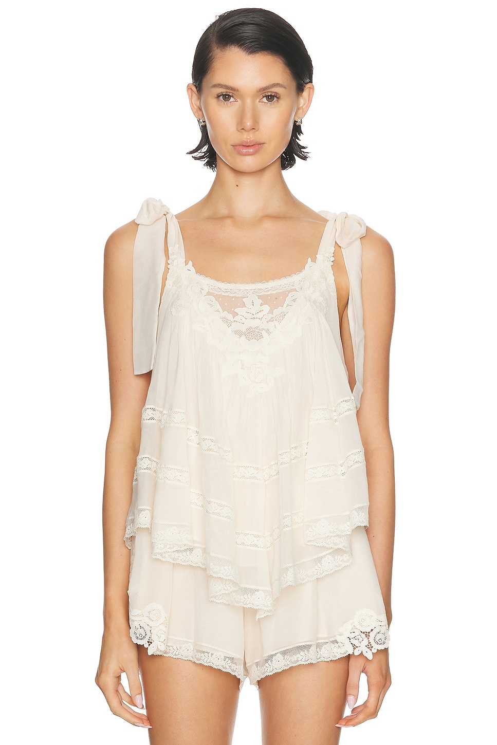 Image 1 of Zimmermann Awaken Cami Top in Cream