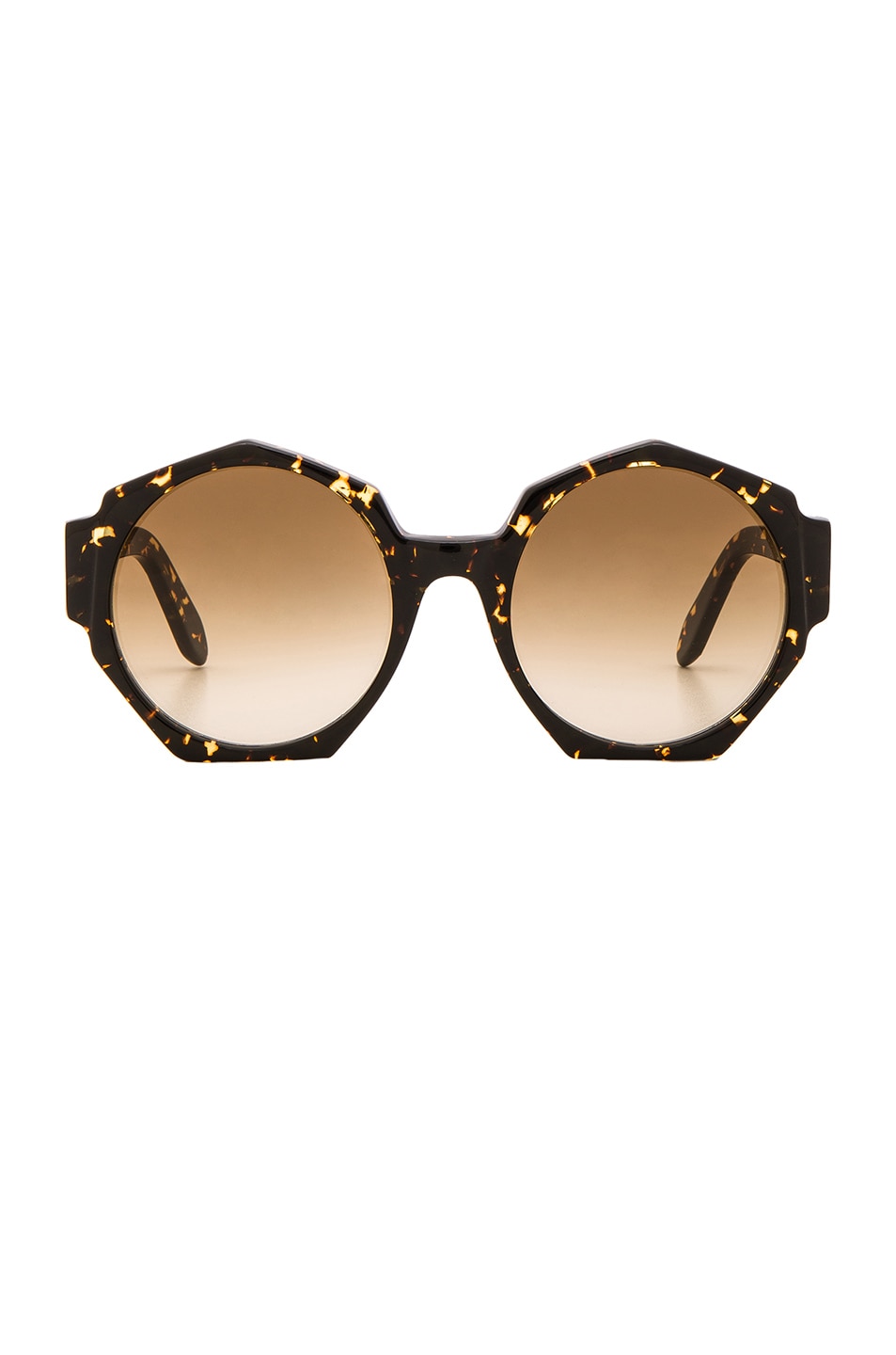 Image 1 of Zanzan Ortolan Sunglasses in Treacle Tortoiseshell & Brown