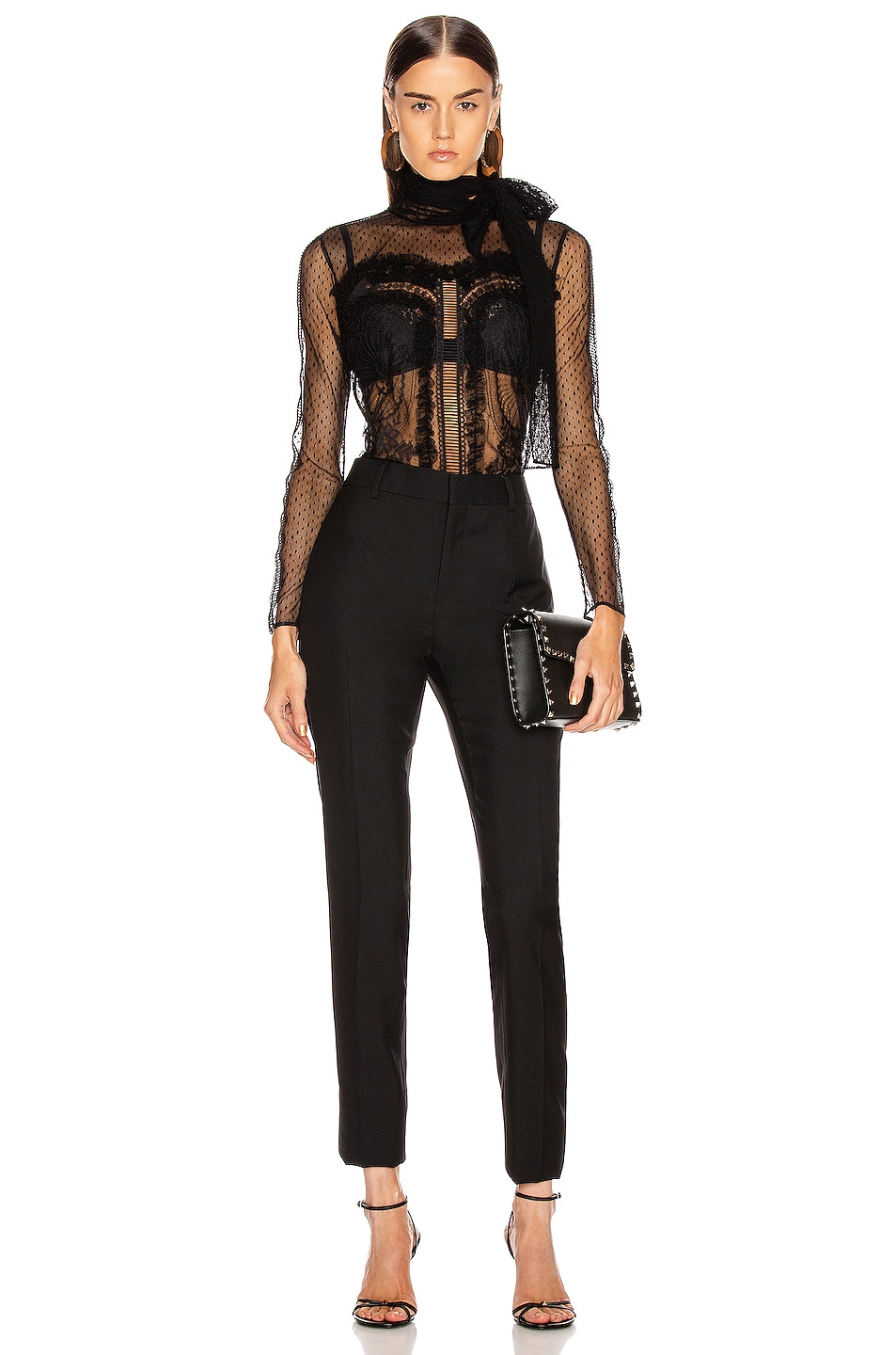 Zuhair Murad Jiin Bodysuit in Black | FWRD