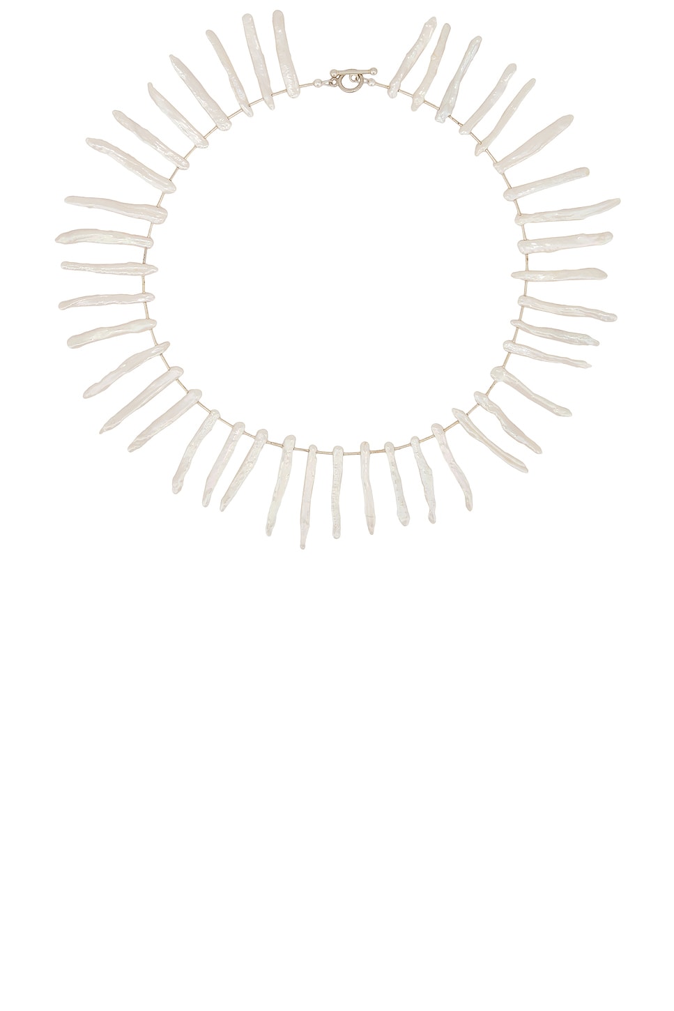 Sash Necklace in White