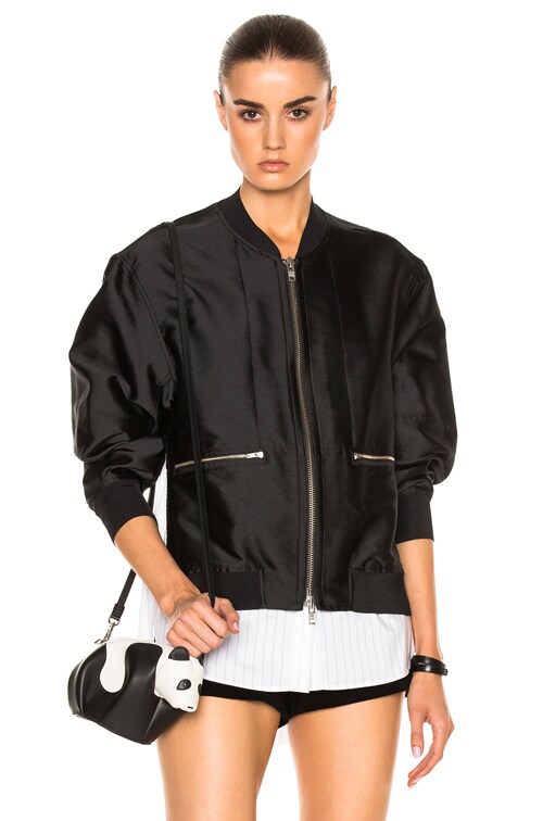 3.1 phillip lim Bomber Jacket in Black | FWRD