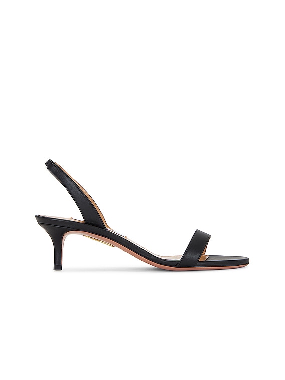 AQUAZZURA★ソーヌードサンダル50 So Nude Sandal 50 BLACK Aquazzura@ Official