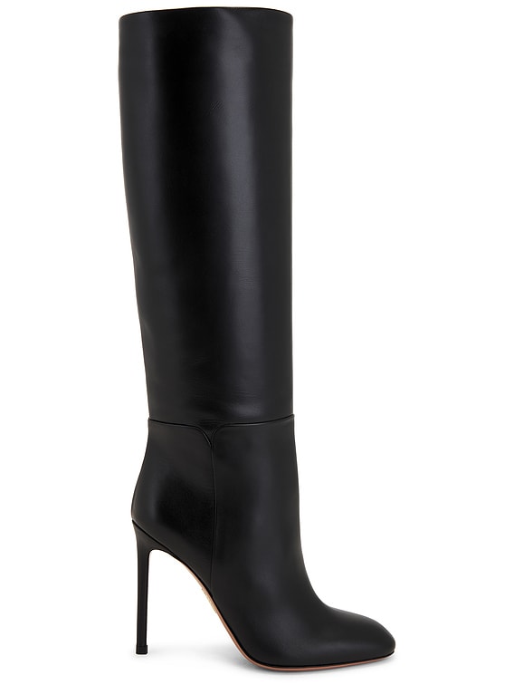 ミドルブーツ AQUAZZURA Women Boots MGNMIDB0SUE000 Black Saint Honore Boot 50 BLACK Aquazzura@ Official