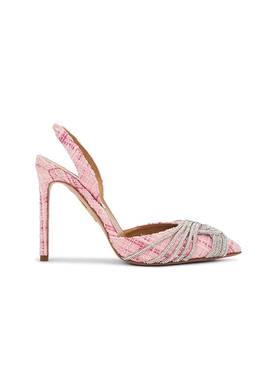 Aquazzura Gatsby 105 Slingback Pump in Macaron | FWRD