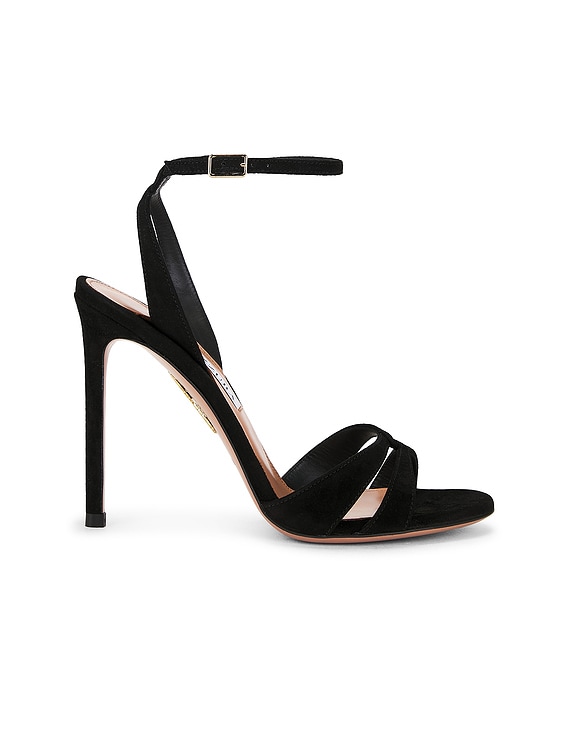 Aquazzura You And I 105 Sandal in Black | FWRD