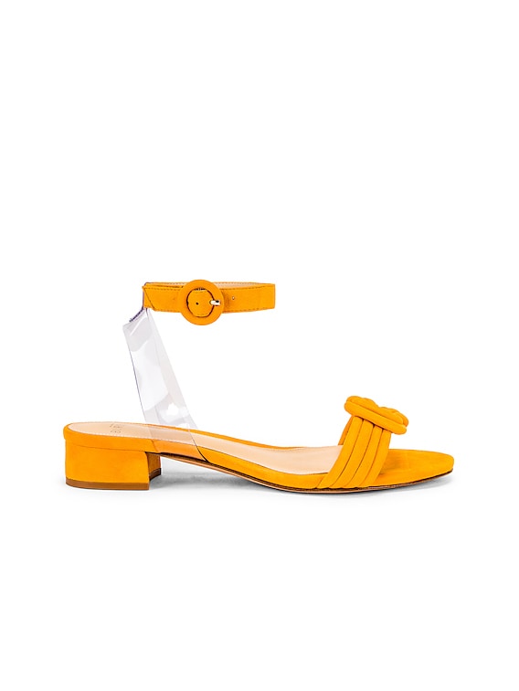 Alexandre Birman Vicky Ankle Sandal in Sunflower Transparent FWRD