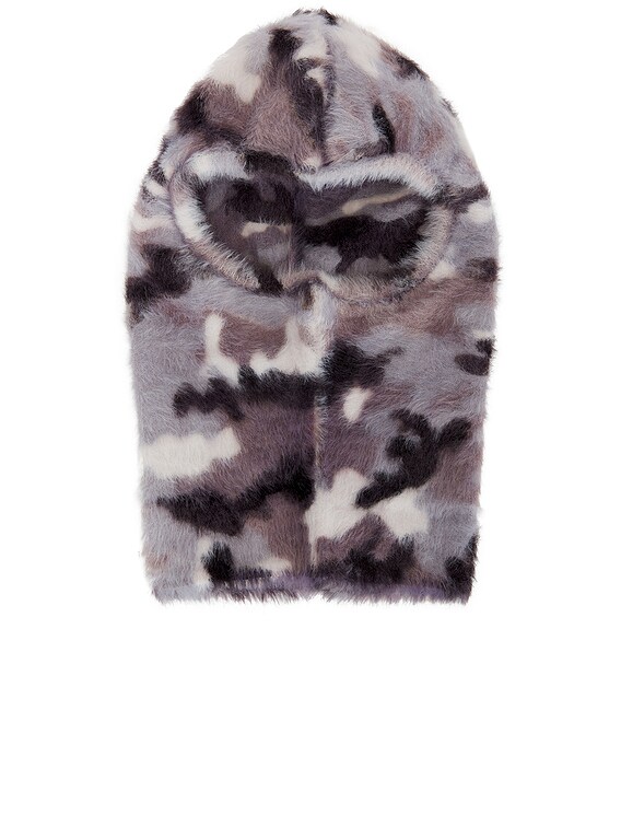 Acne Studios Balaclava in Shark Grey & Multi | FWRD