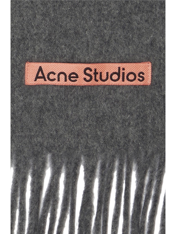 Acne Studios Scarf in Grey Melange | FWRD