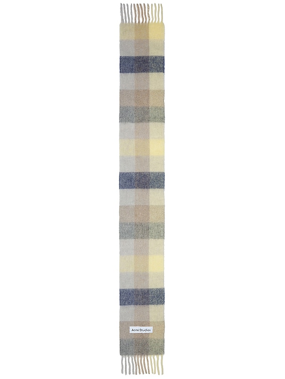 Acne Studios Heavy Scarf in Vanilla, Beige, & Lavender | FWRD