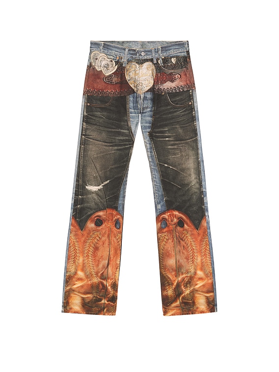 パンツ Acne Studios 2010M Flare Jeans Acne Studios - Regular fit jeans - 2010M - Mid blue