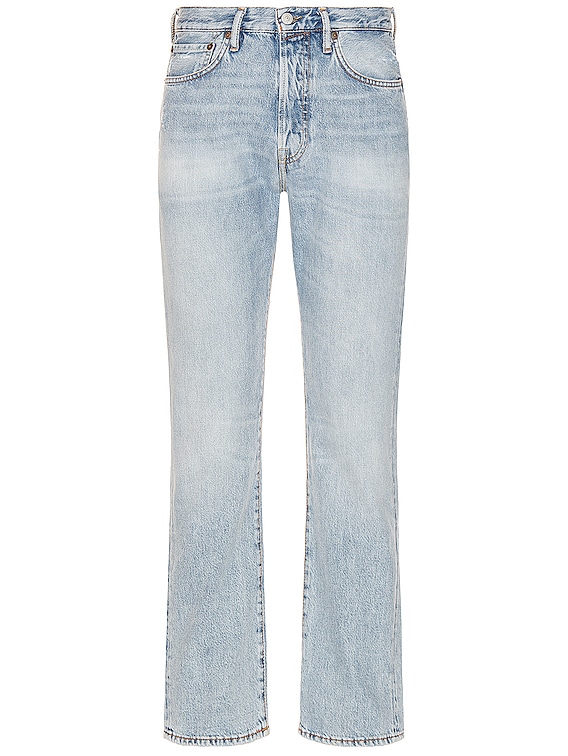 Acne Studios 1996 Straight Leg in Light Blue Trash | FWRD Acne Studios 1996 Straight Leg in Light Blue Trash | FWRD