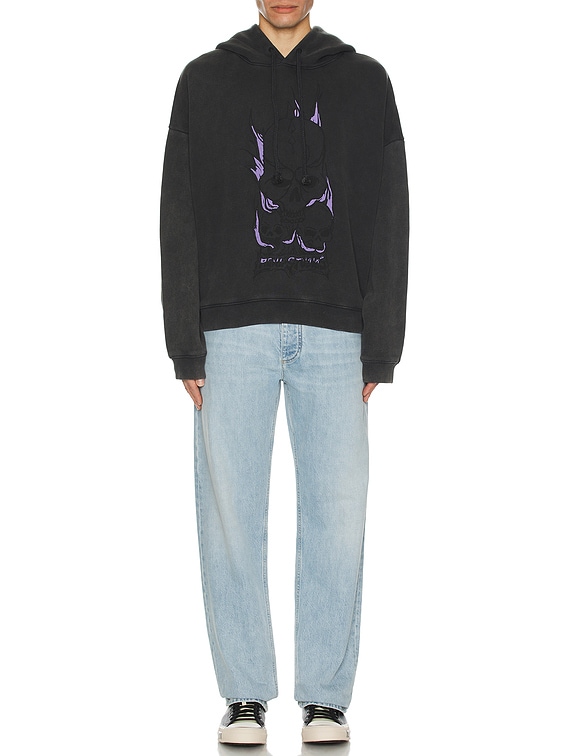Acne Studios Faded Hoodie in Faded Black | FWRD