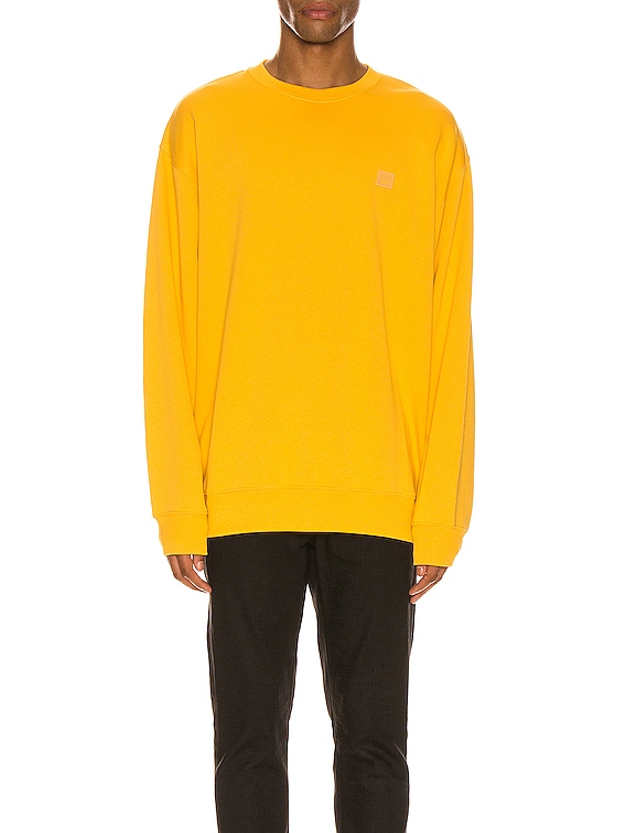 acne studios yellow hoodie