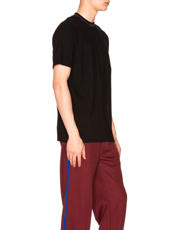 acne studios navid tee black